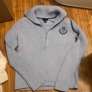 Tommy Hilfiger Light Gray Knit Sweater